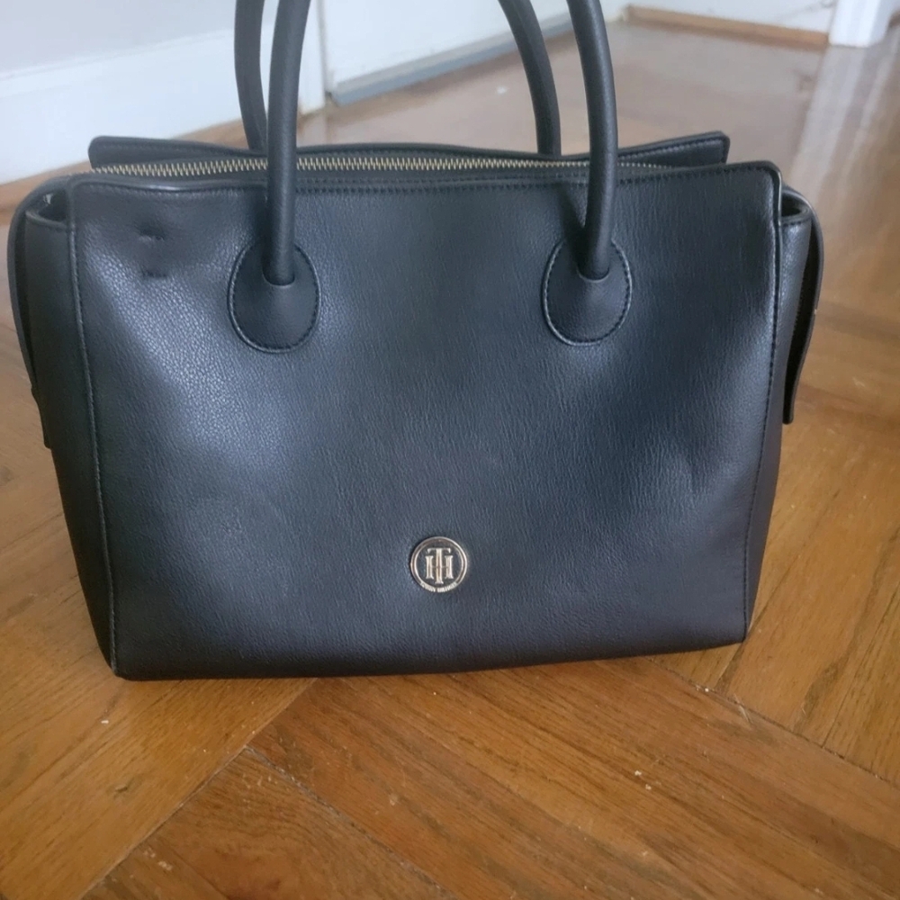 Tommy Hilfiger Black Satchel Bag